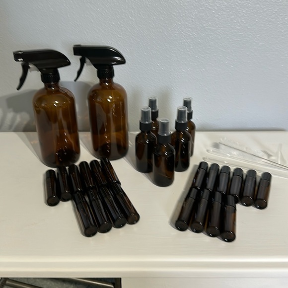 New essential oils kit amber glass - Picture 1 of 7